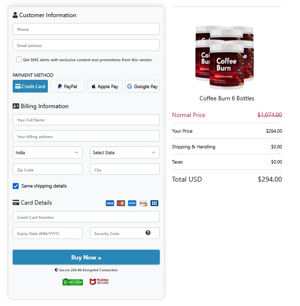 Secure Checkout Process